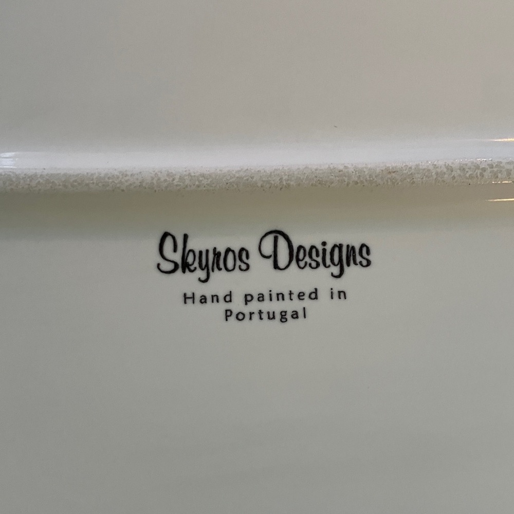 Skyros Designs Isabella Oval Platter Ivory - Picture 3 of 6